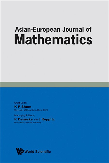 A picture of Asian-European Journal of Mathematics
